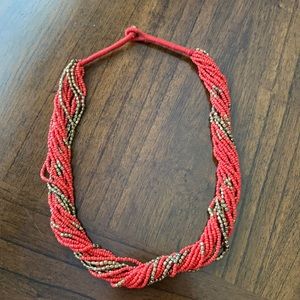 Seed Bead Statement Necklace